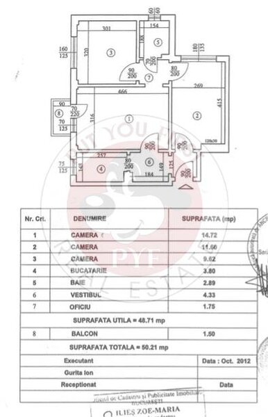 Pantelimon | Apartament 3 camere | Circular | 50mp | B10270